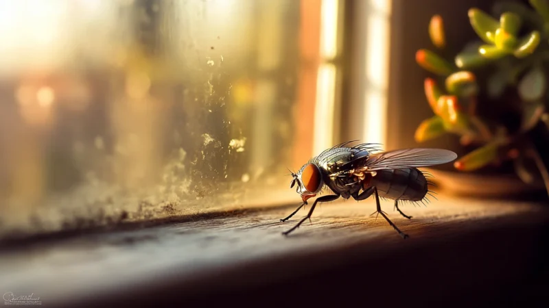 Mouche dans la maison : signification des apparitions et des coïncidences