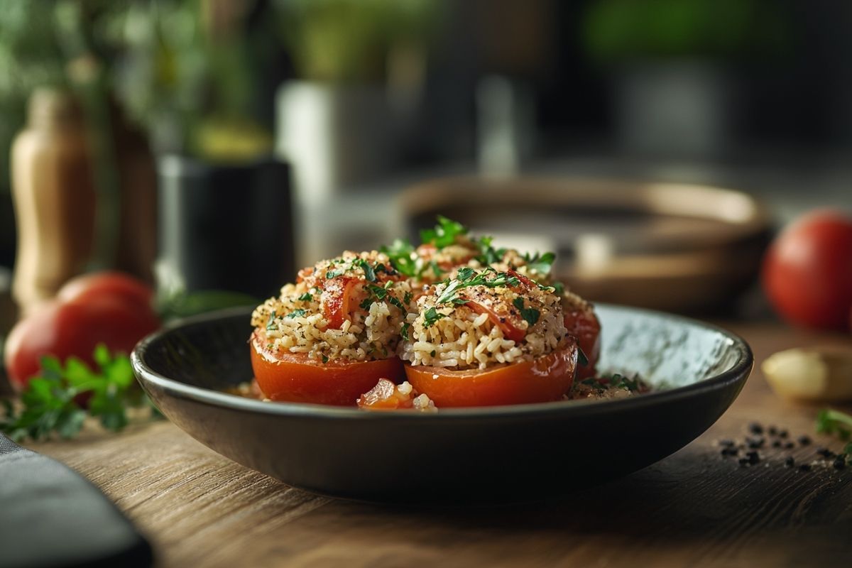 Tomates farcies : recette de grand-mère avec du riz, le plat réconfortant