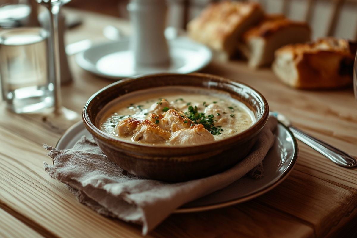 Adoptez la recette du poulet à la crème façon grand-mère pour vos dîners